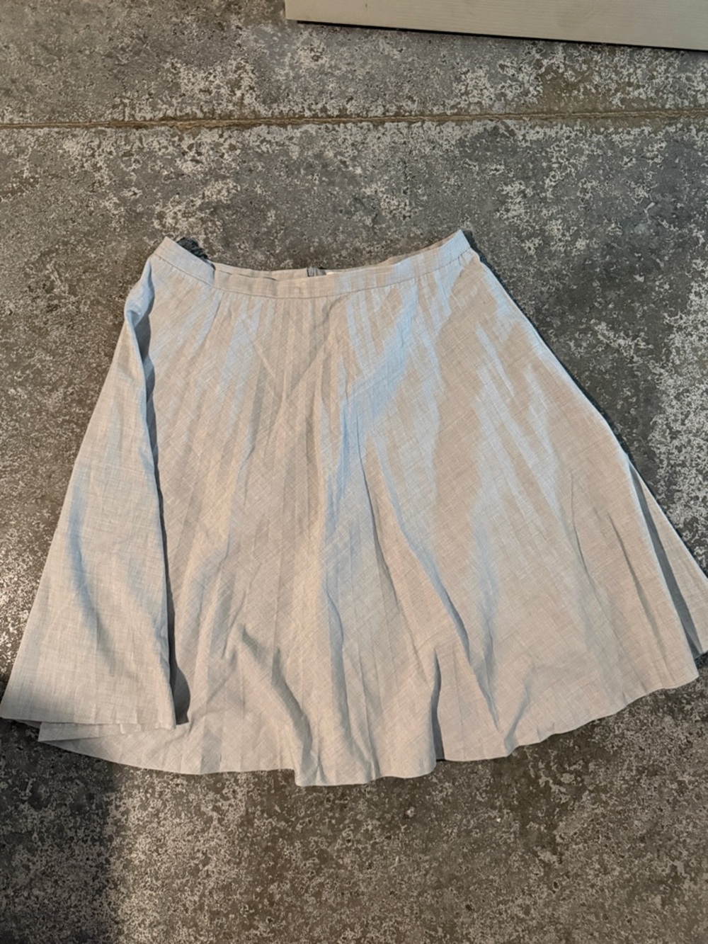 Cato Light Gray A-Line Skirt